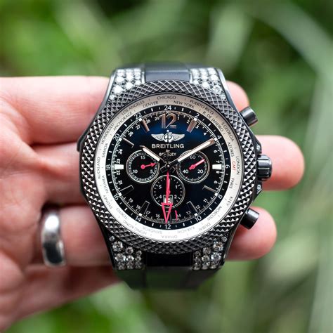 breitling for bentley 6.75 midnight carbon price|breitling bentley 675 watches.